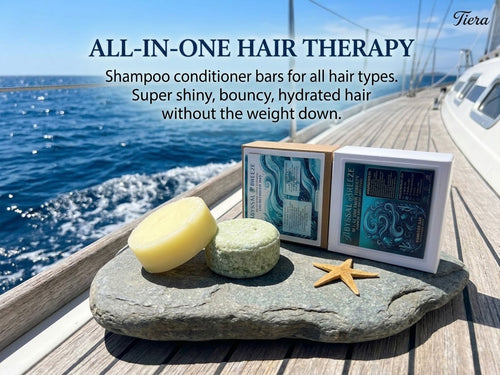 Abyssal breeze All in One hair therapy shampoo and conditioner bars
