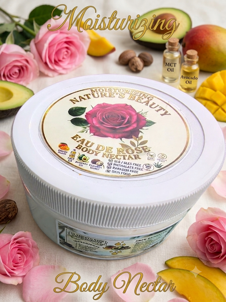 EAU DE ROSE, moisturizing body nectar