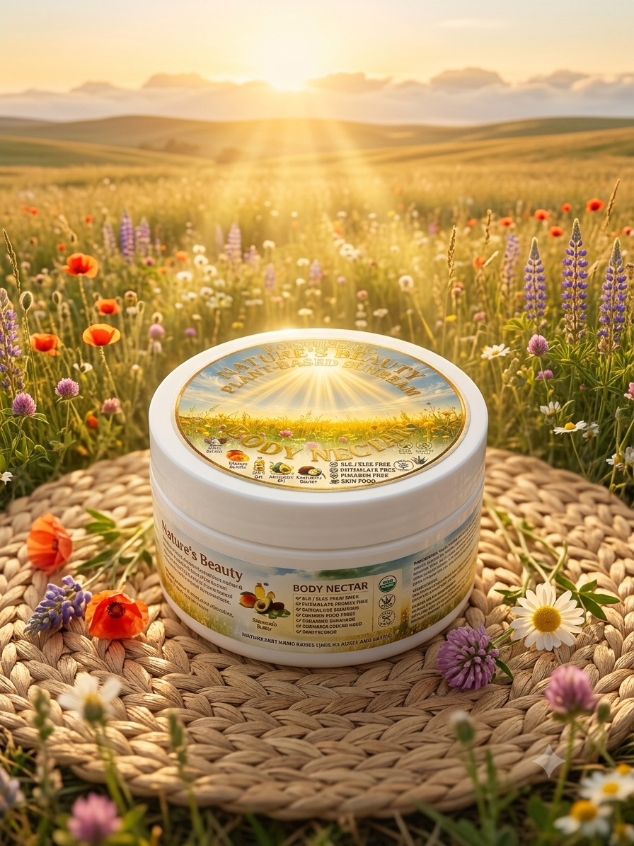 Sunbeam, moisturizing body nectar