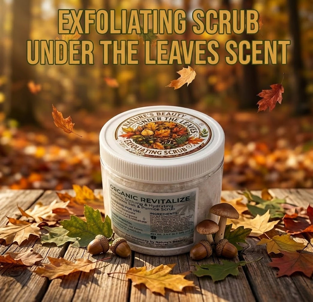 Exfoliating scrub, under the leaves scent