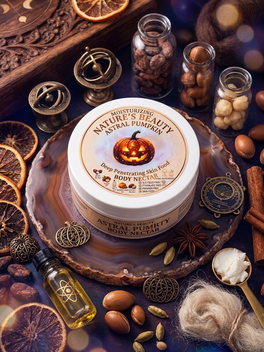 Astral pumpkin, moisturizing body nectar