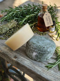 Rosemary and caffeine root Energizer shampoo and conditioner bars
