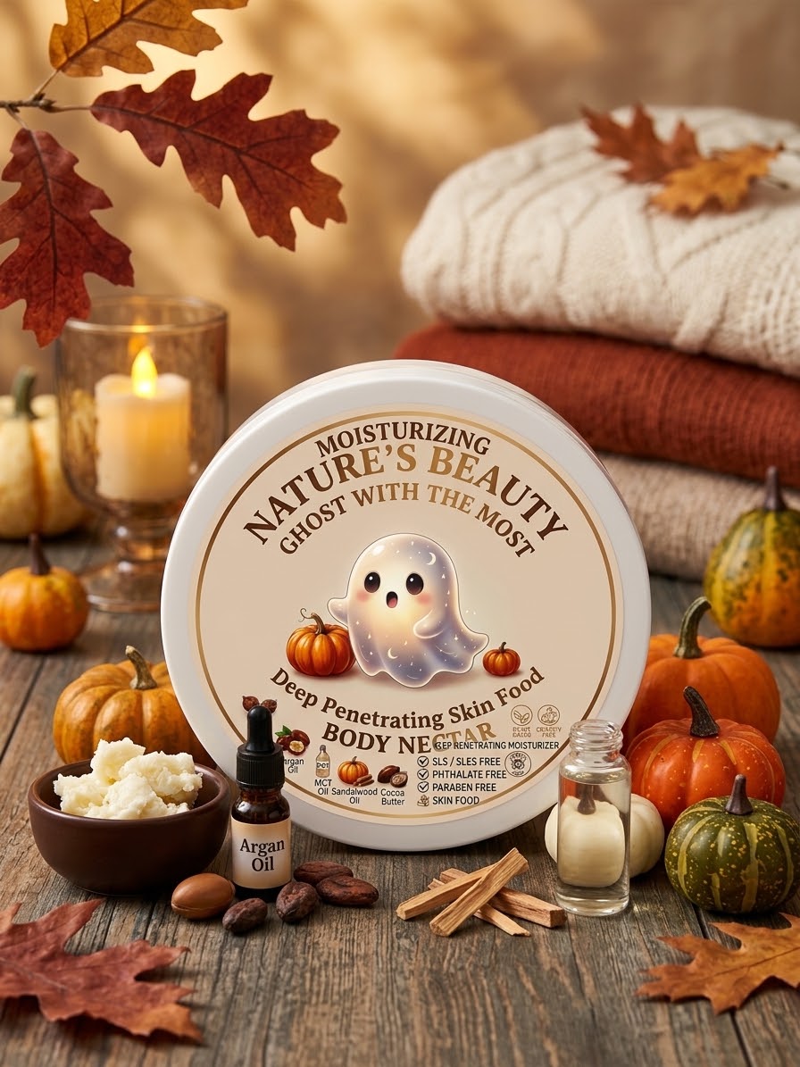 The Ghost with the most, moisturizing body nectar