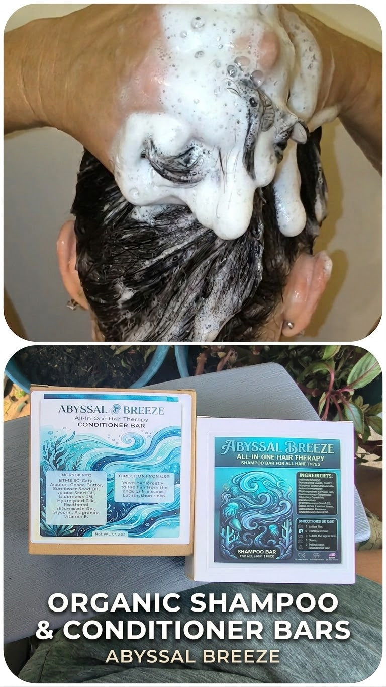 Abyssal breeze All in One hair therapy shampoo and conditioner bars