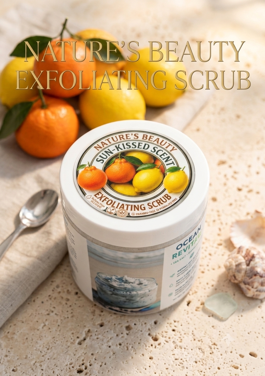 Oceanic revitalize exfoliating scrub, sunkissed scent