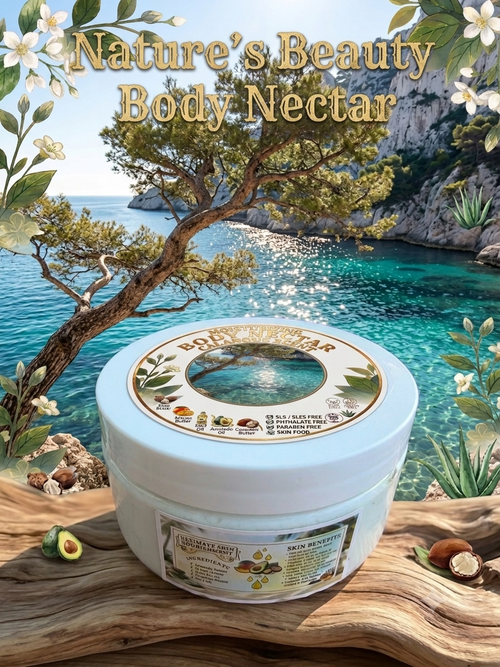 Calanque scent, moisturizing body nectar