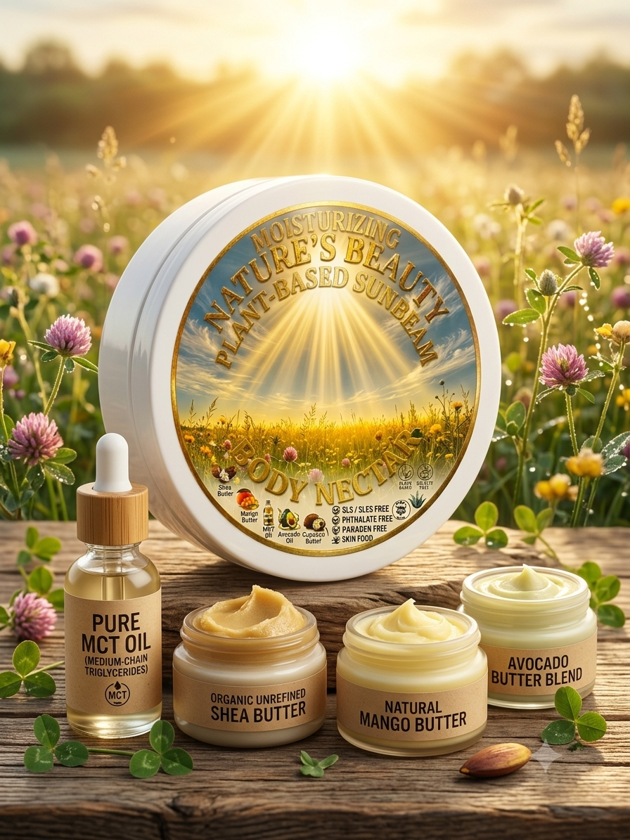 Sunbeam, moisturizing body nectar