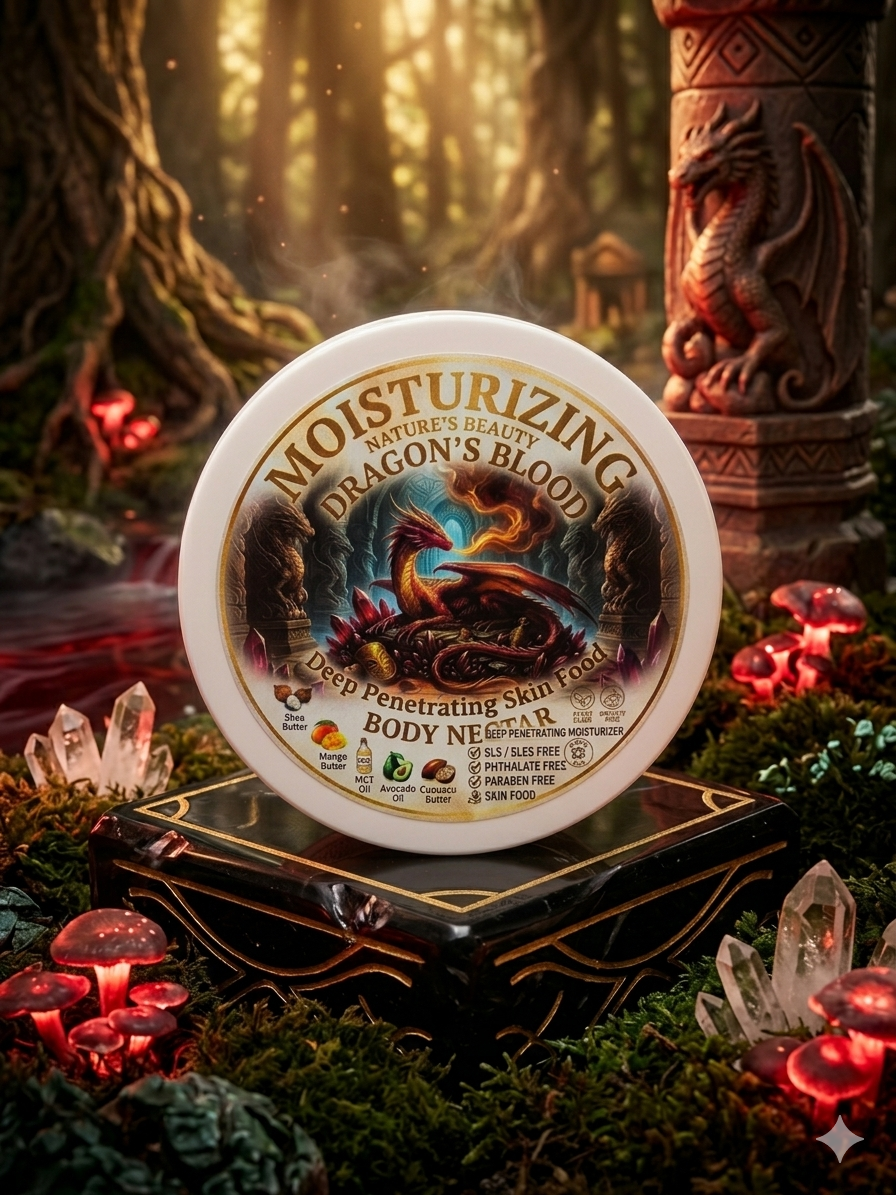 Dragon's blood, moisturizing body nectar
