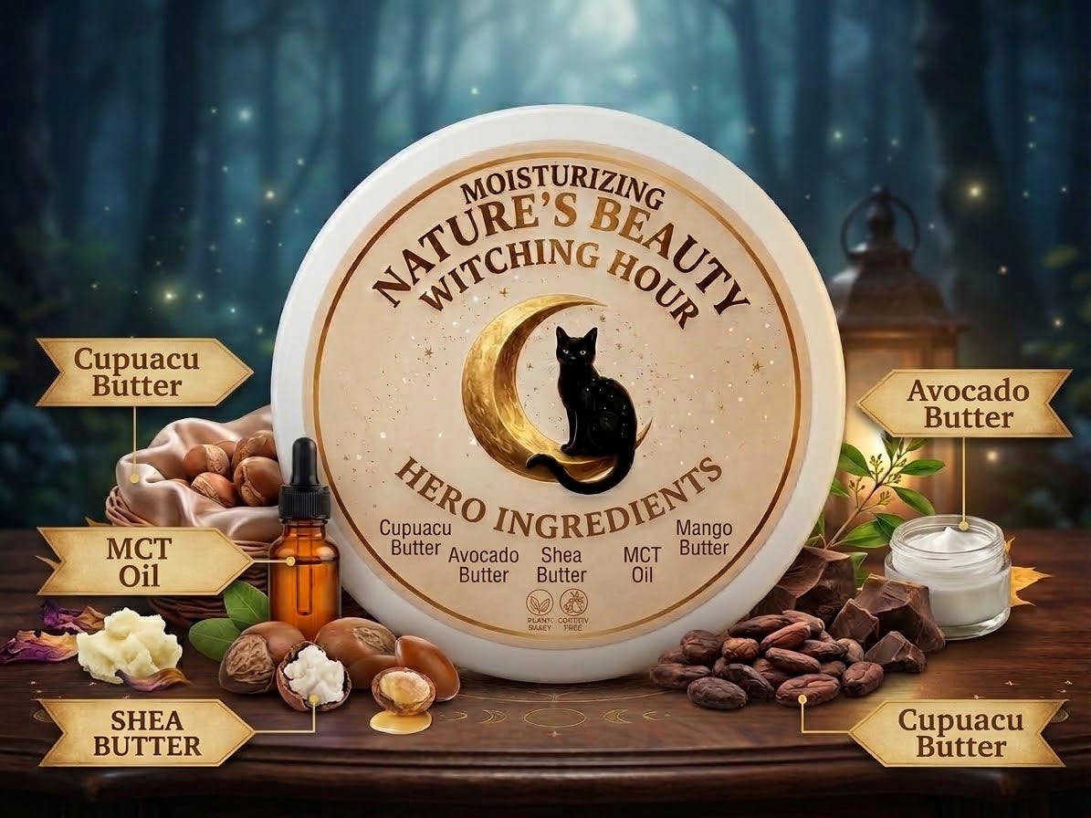 The witching hour, moisturizing body nectar