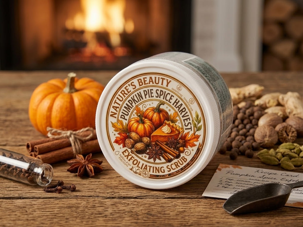 Exfoliating scrub, pumpkin pie spice harvest