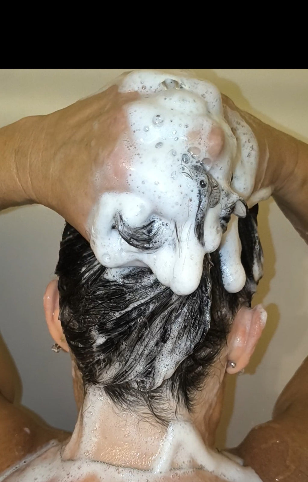 Organic shampoo and conditioner bars pitch Black