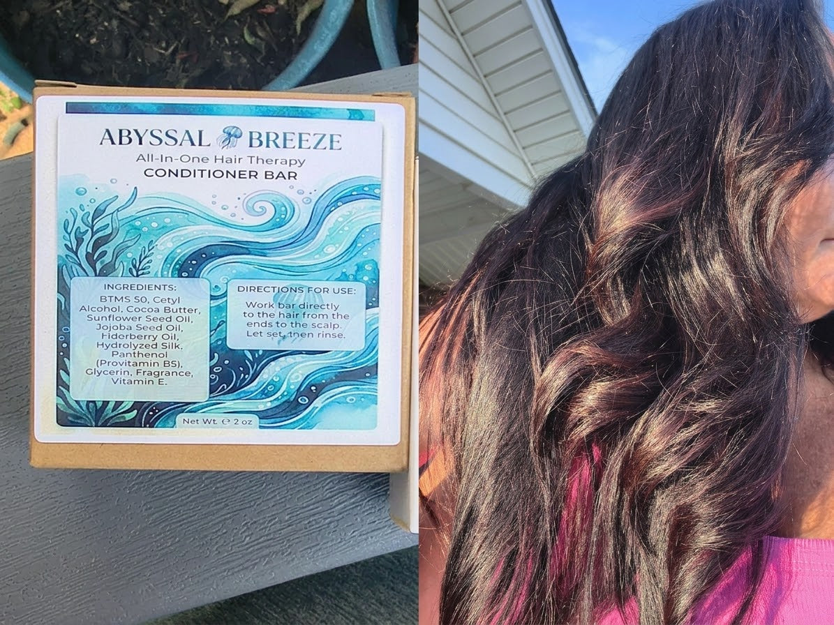 Abyssal breeze All in One hair therapy shampoo and conditioner bars