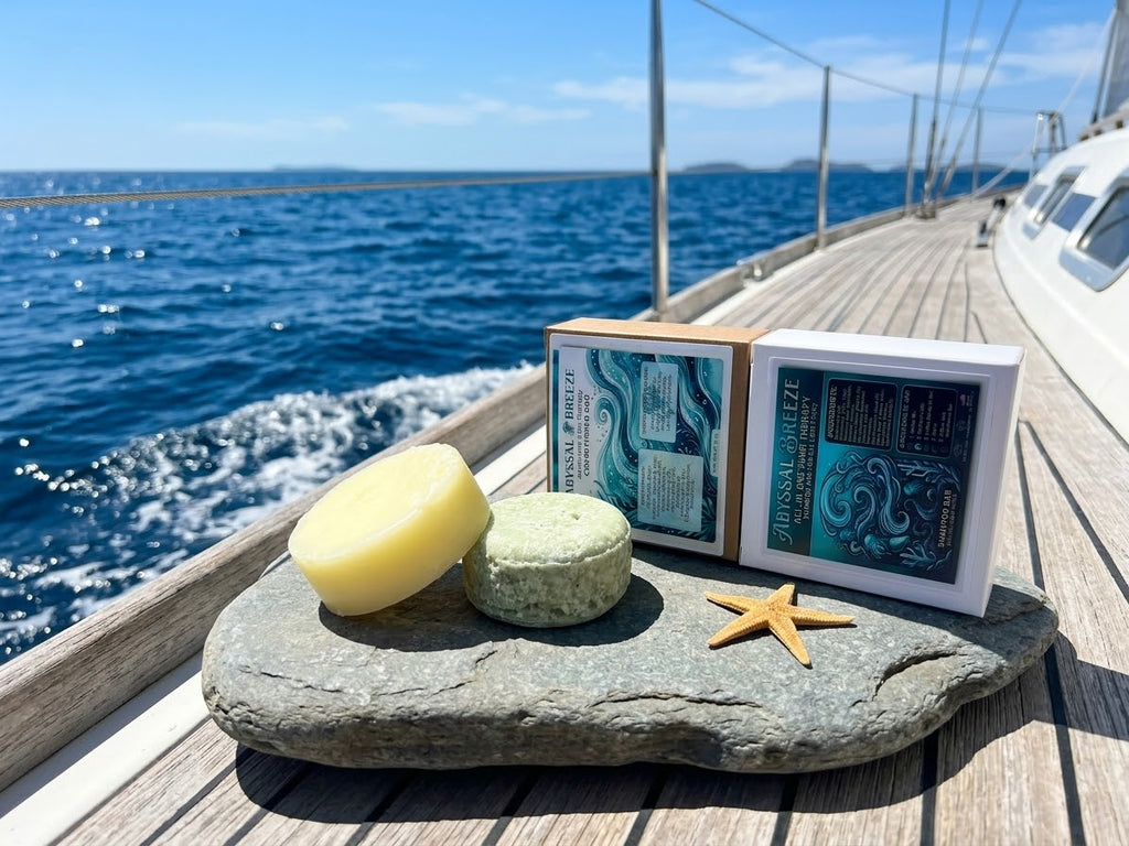 Abyssal breeze All in One hair therapy shampoo and conditioner bars