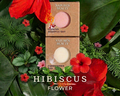 Organic shampoo and conditioner bars hibiscus flower