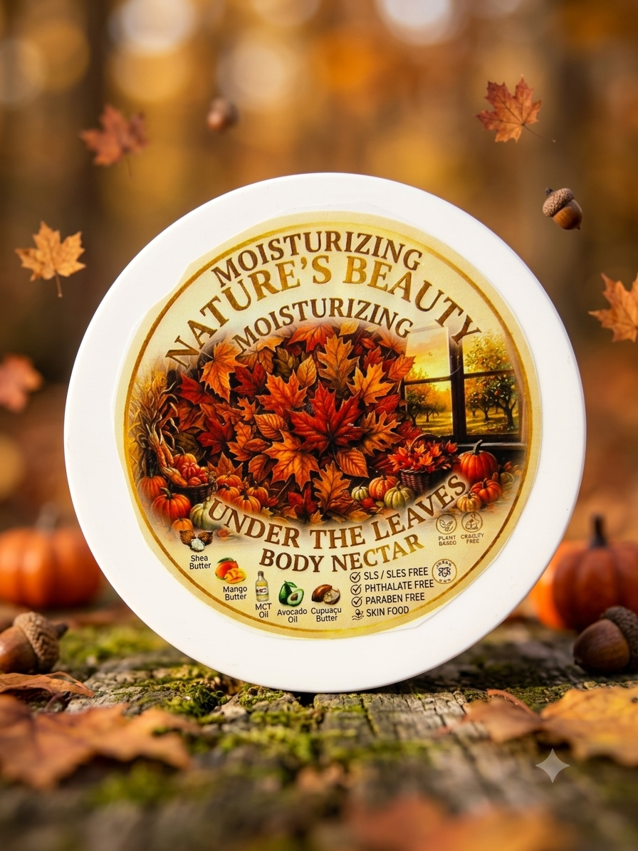 Under the leaves scent, moisturizing body nectar