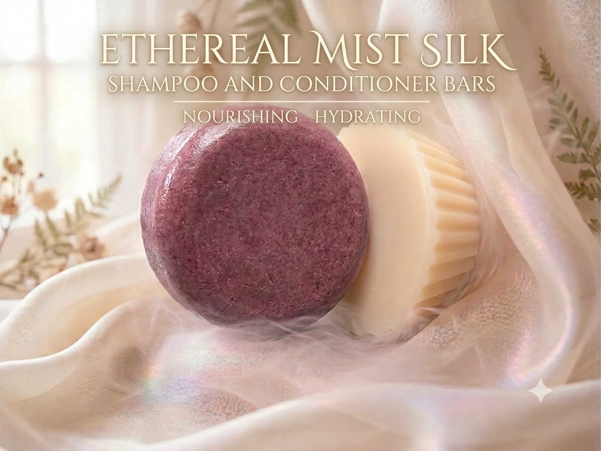 Ethereal mist silk shampoo conditioner bar